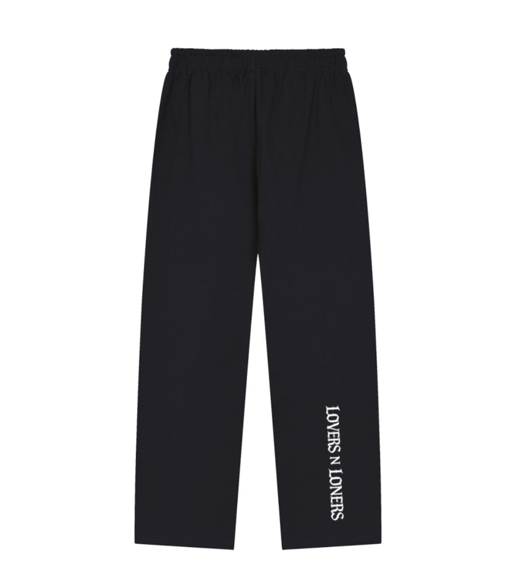Heartsick Solid Color Straight-Leg Sweatpants