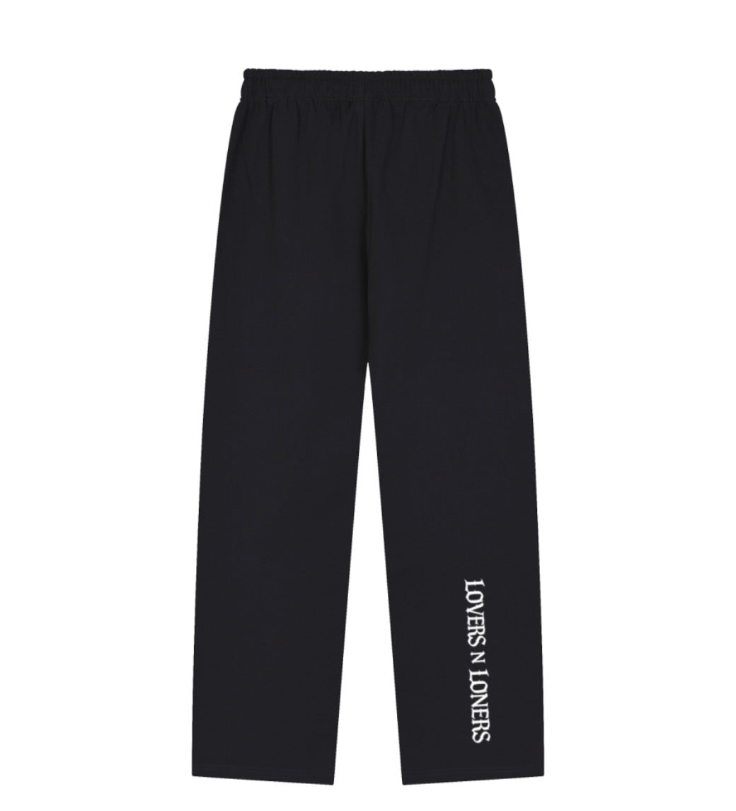 Heartsick Solid Color Straight-Leg Sweatpants
