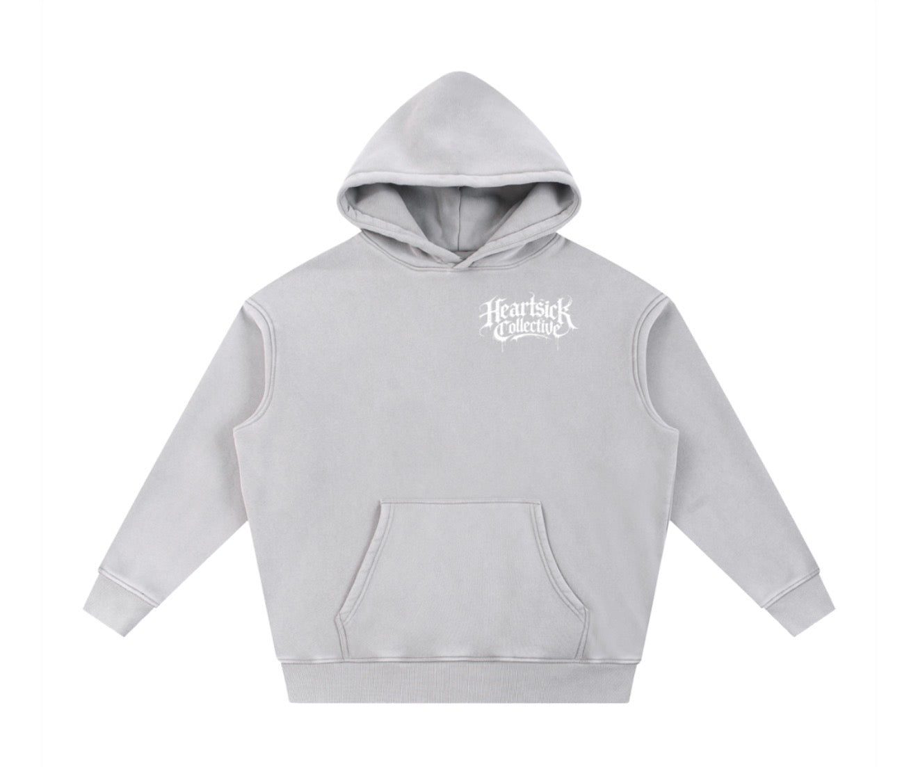 Heartsick original “Heartsick for Home” Oversized Snow Hoodie