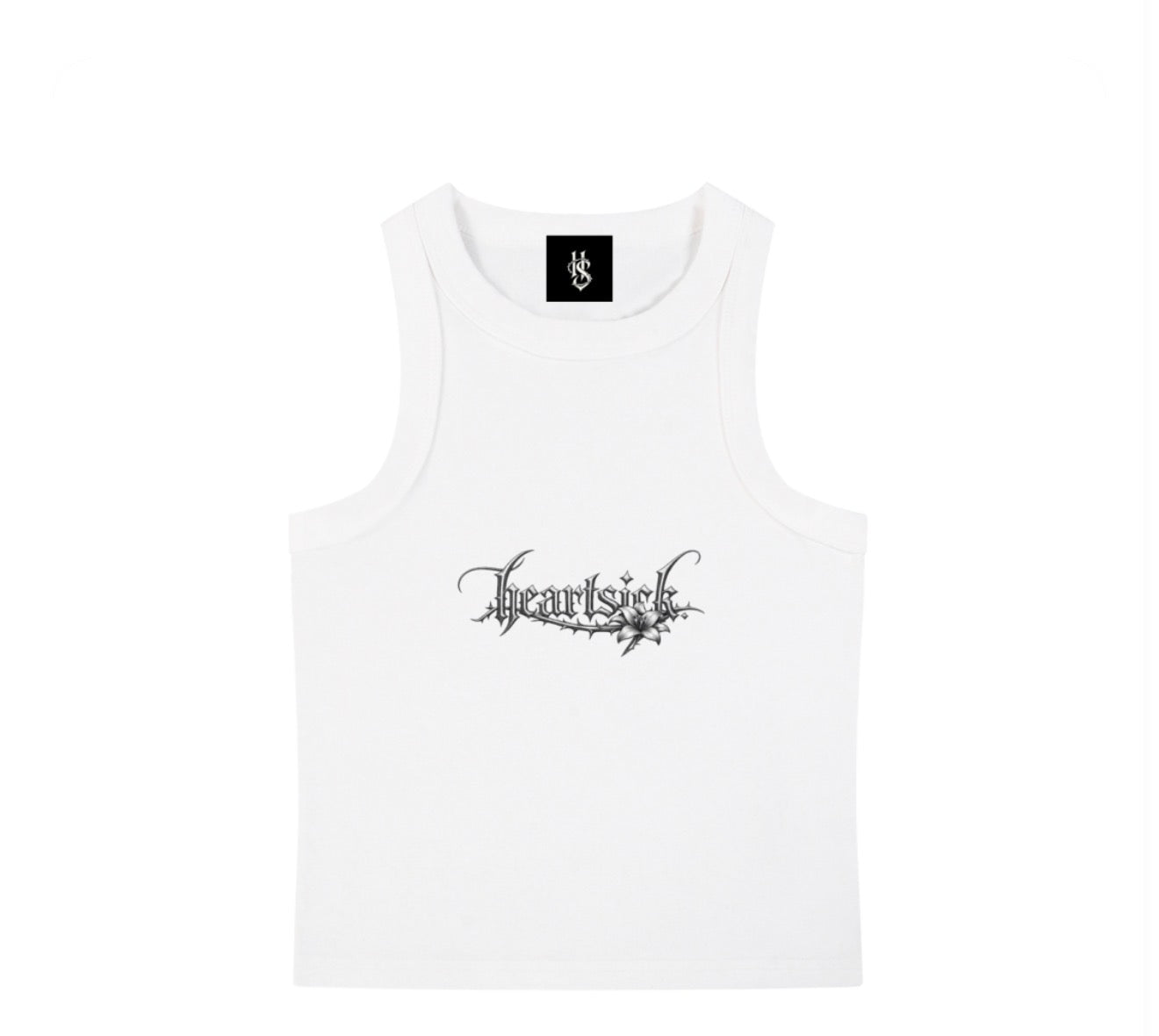 Heartsick Original Basic Snow Washed Tank Top
