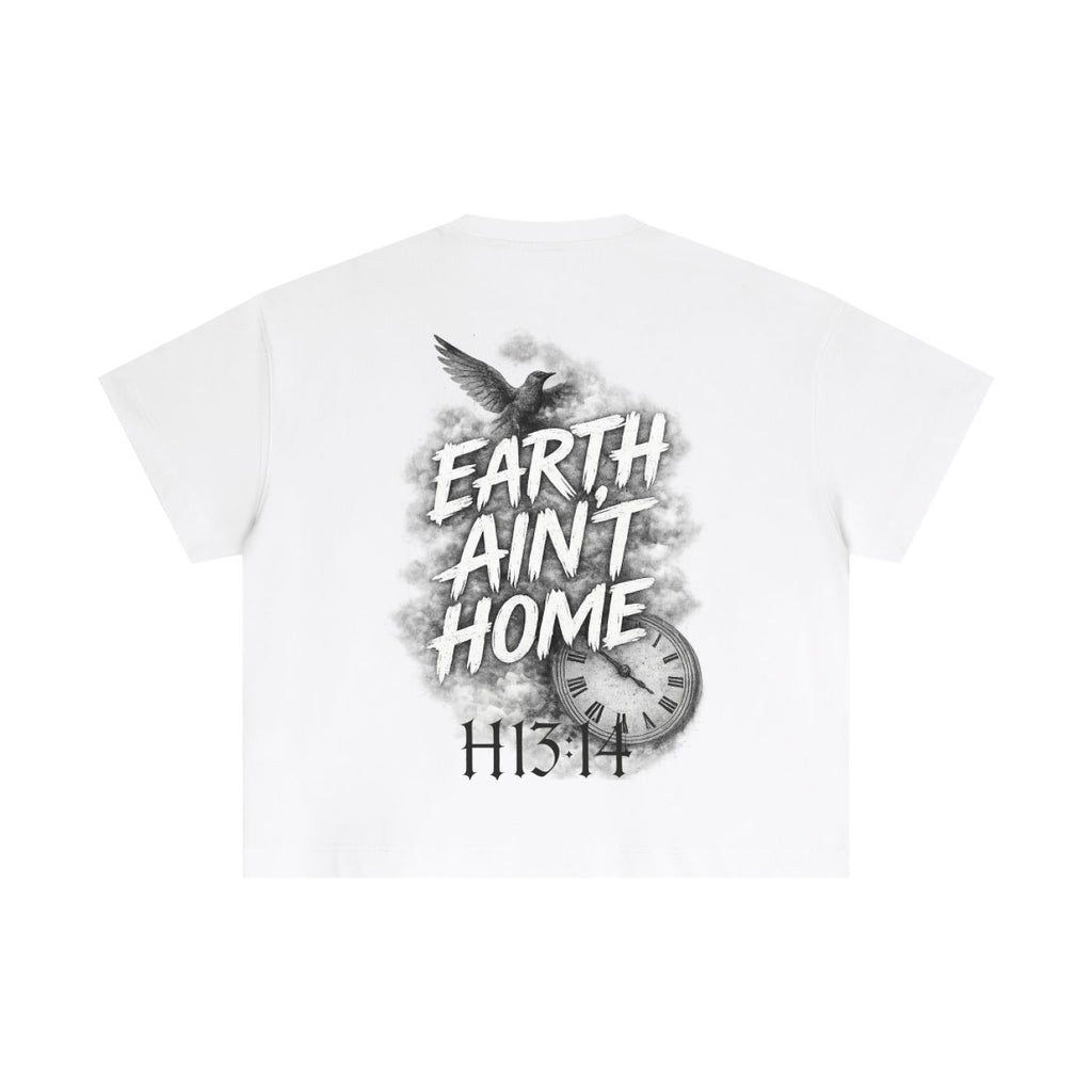 HeartSick “Earth Ain’t Home” Tee — H13:14
Essential Cotton Boxy T-Shirt