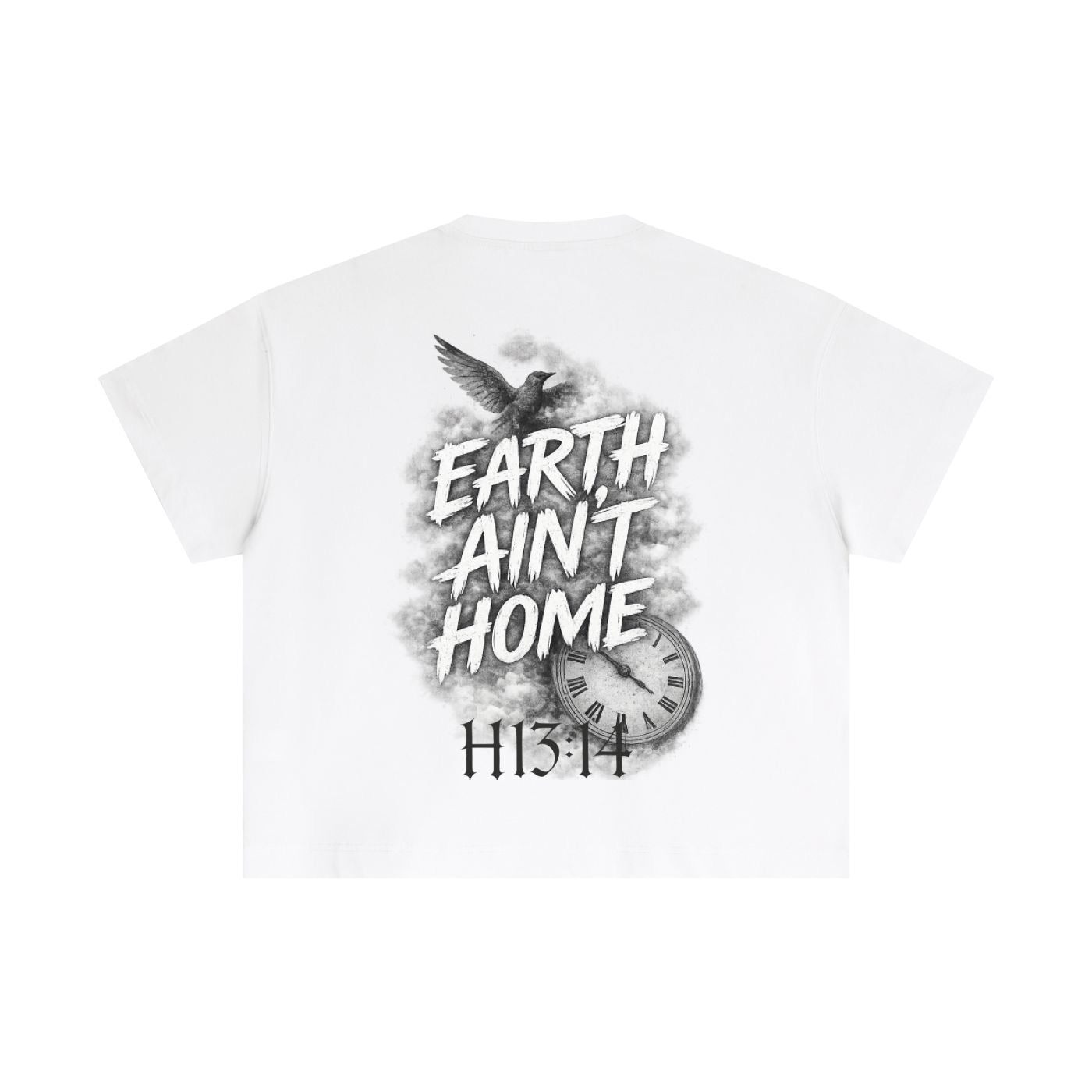 HeartSick “Earth Ain’t Home” Tee — H13:14
Essential Cotton Boxy T-Shirt