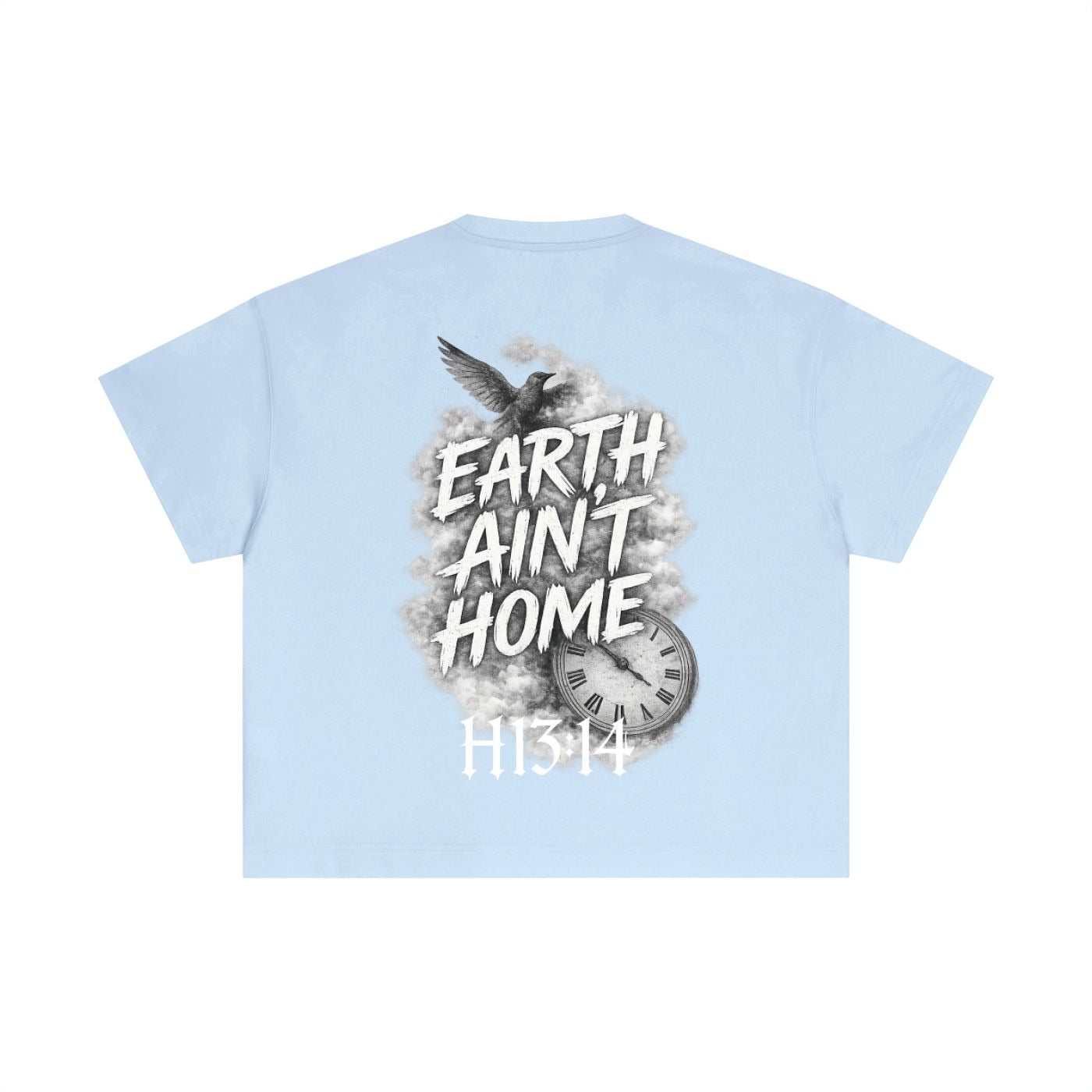 HeartSick “Earth Ain’t Home” Tee — H13:14
Essential Cotton Boxy T-Shirt
