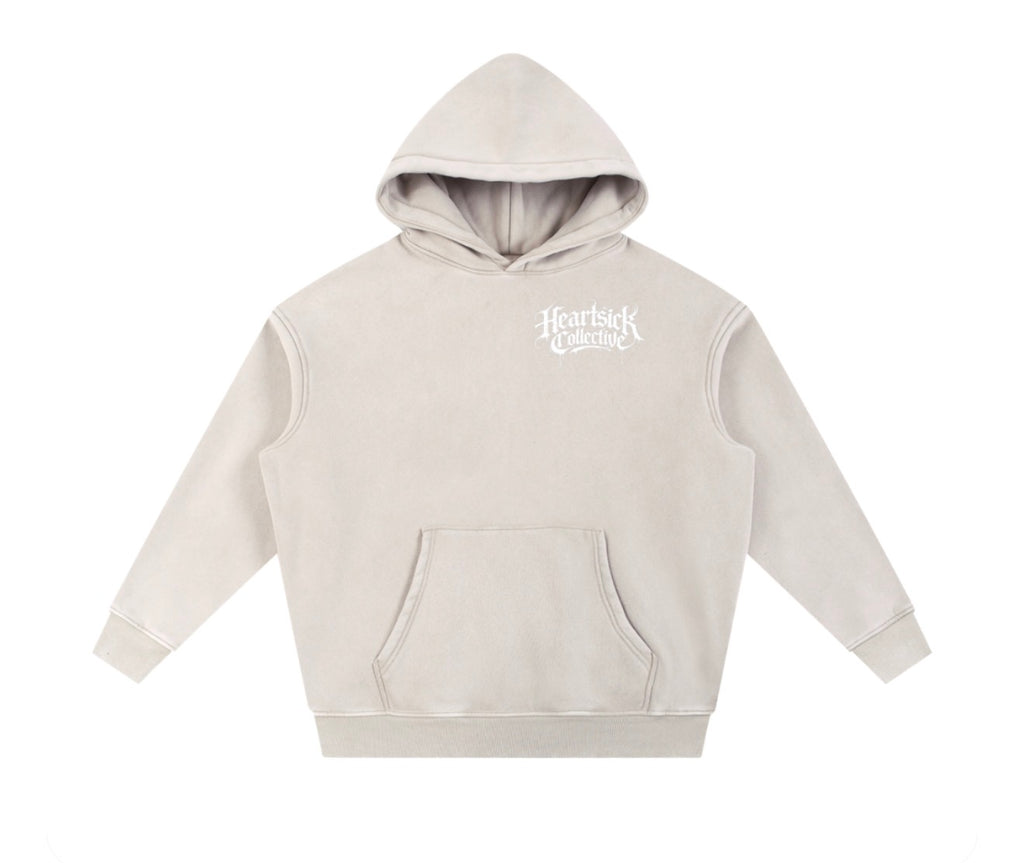 Heartsick original “Heartsick for Home” Oversized Snow Hoodie