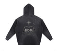 Heartsick Co. - Vintage Washed Frayed Fleece Hoodie