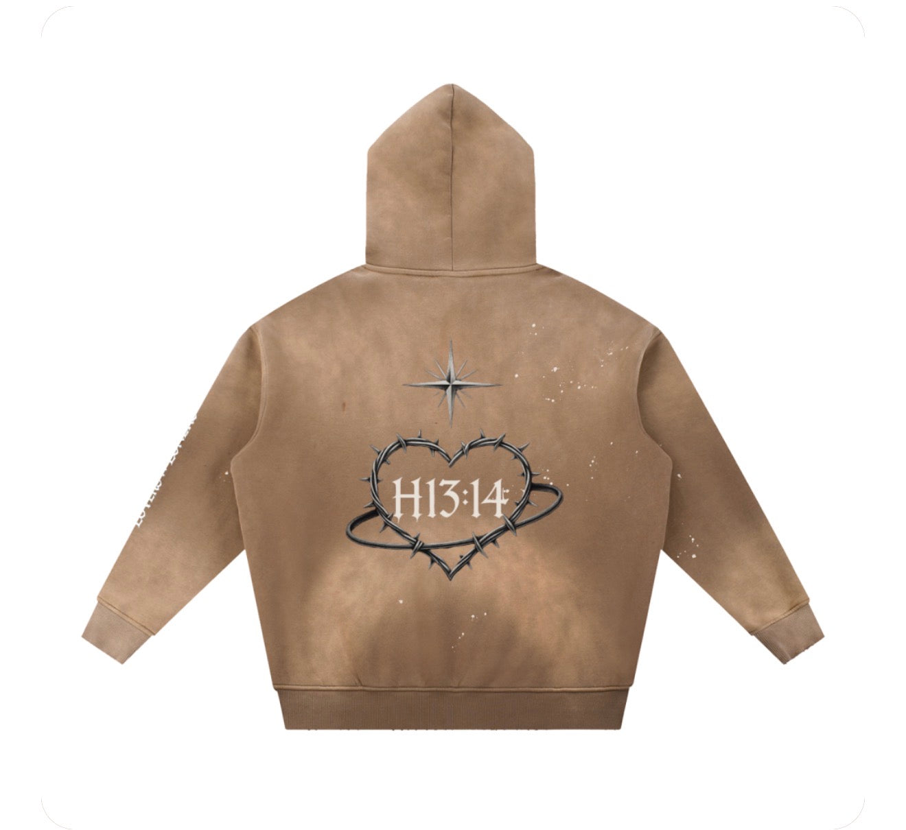 Heartsick Co. - Vintage Washed Frayed Fleece Hoodie