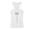 Heartsick “Not made for here” Slim Fit Ribbed Racerback Tank Top