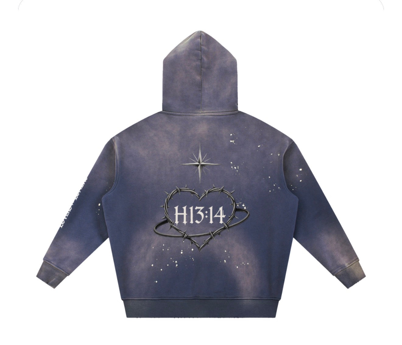 Heartsick Co. - Vintage Washed Frayed Fleece Hoodie