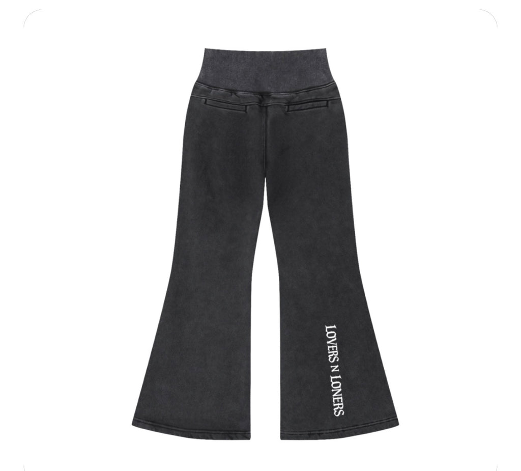 Heartsick Vintage Washed Flared Fleece Pants