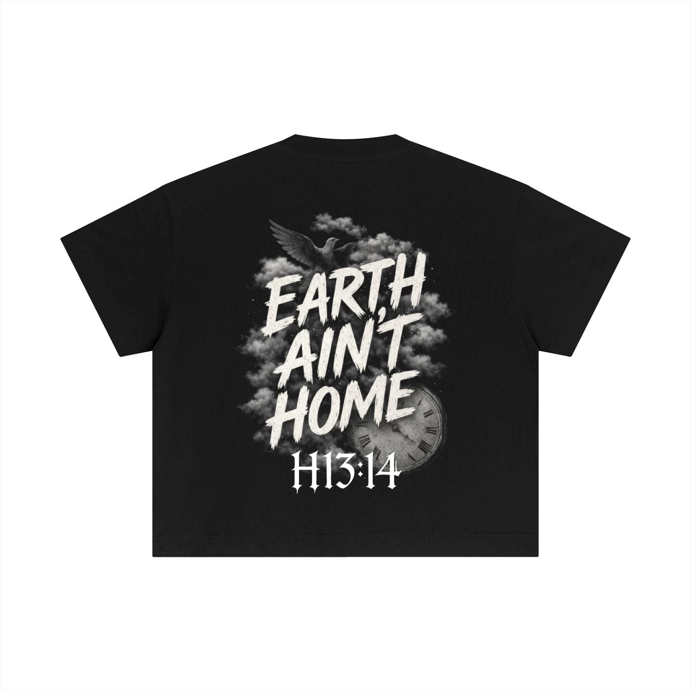 HeartSick “Earth Ain’t Home” Tee — H13:14
Essential Cotton Boxy T-Shirt